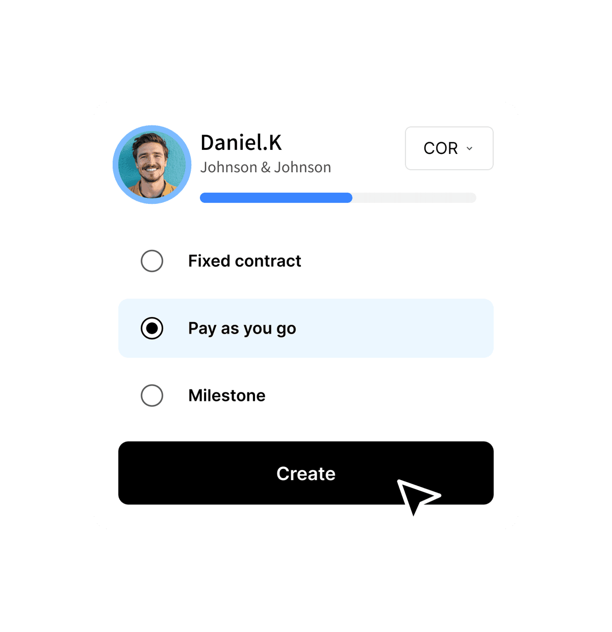 Wählen Sie Ihre bevorzugte Onboarding-Flexibilität