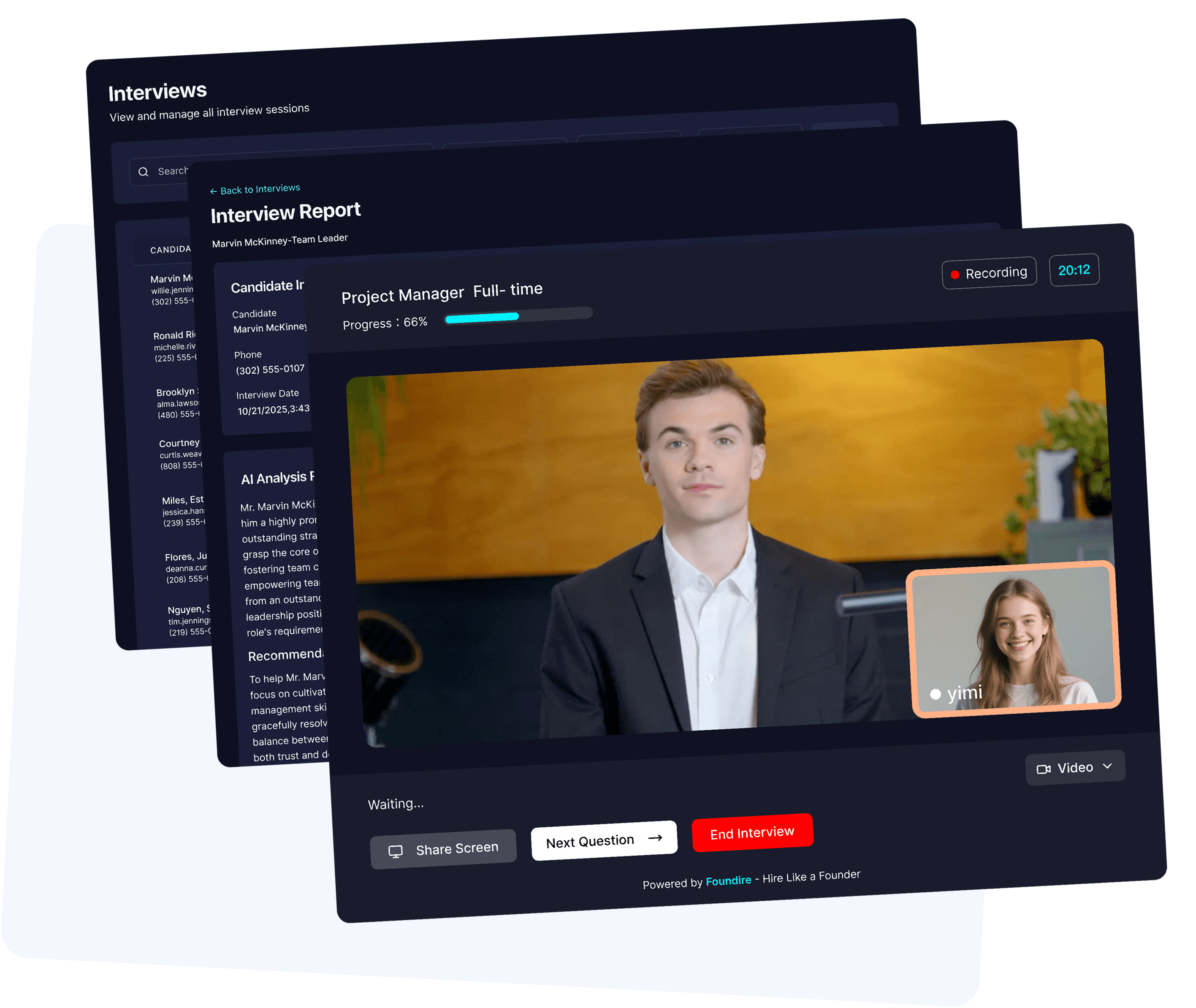 Foundire Recruitment Platform Demo