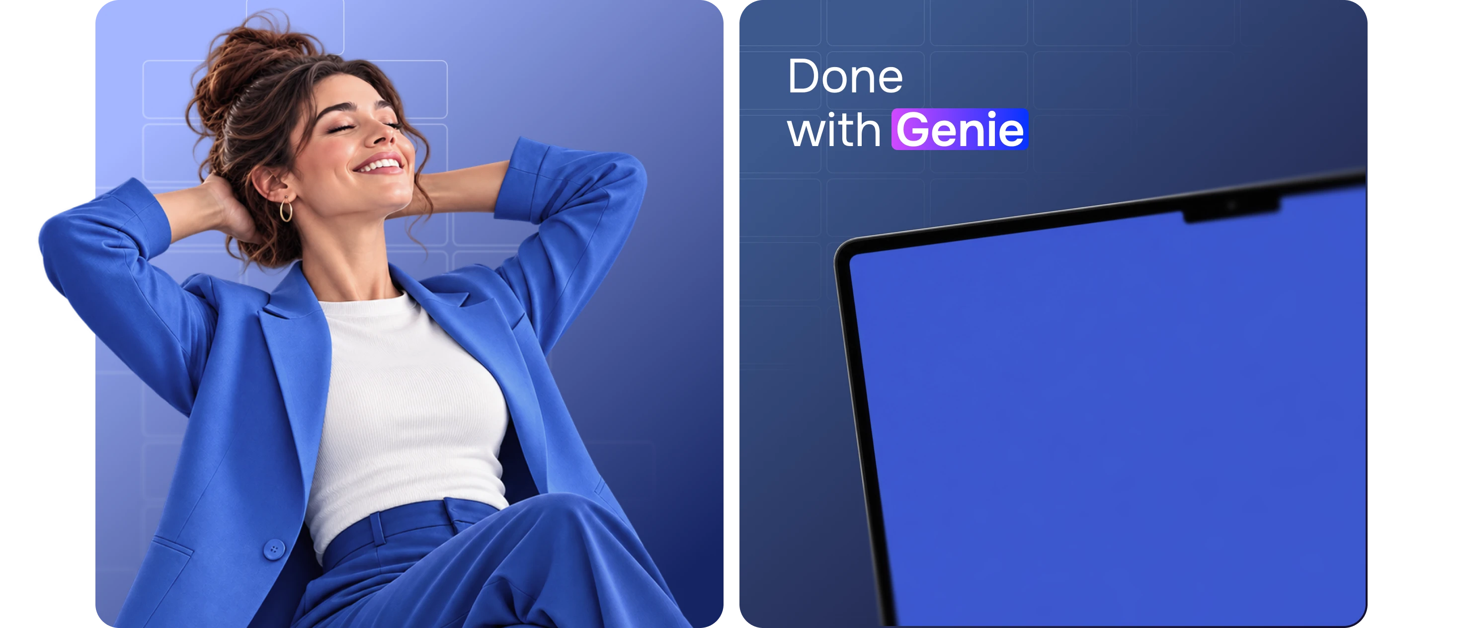 轻松工作的全球团队成员与 PIO Genie 工作台